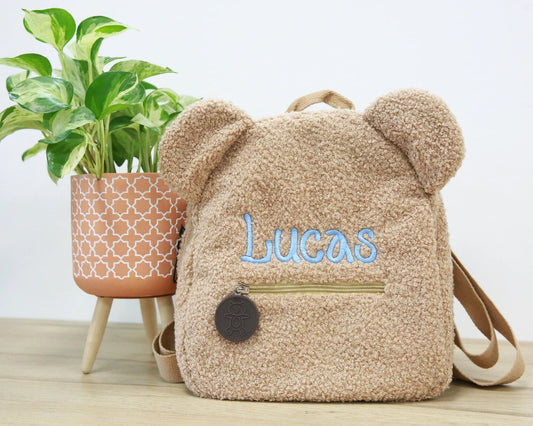 Cadeau de naissance : Sac à Dos Ourson Personnalisé pour Enfant