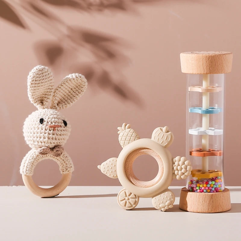 Coffret Cadeau de Jouets de Dentition et Hochets pour Bébé