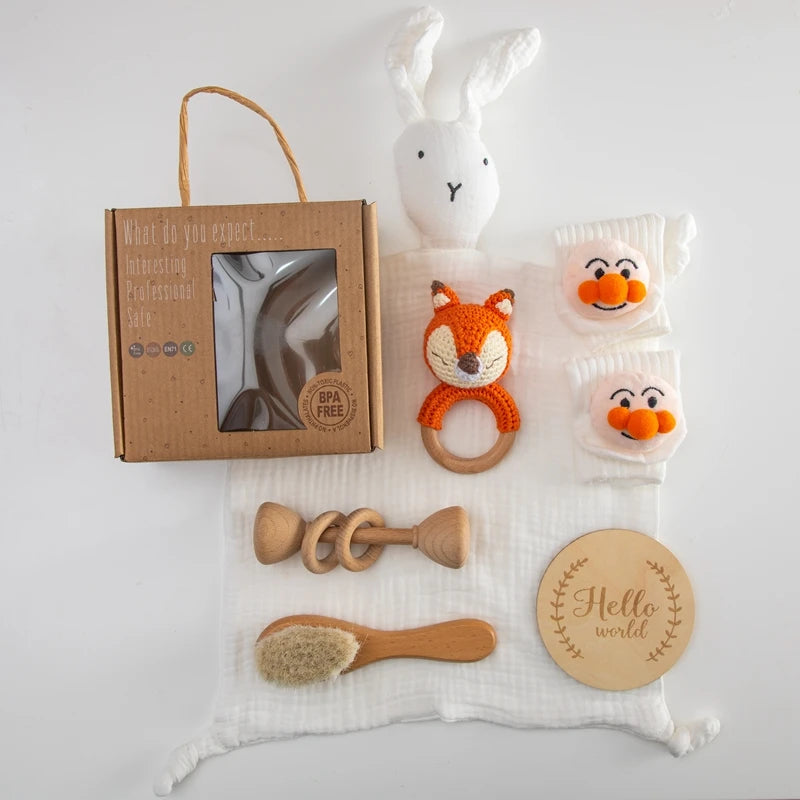 Coffret Cadeau Bébé – Douceur et Éveil pour les Nouveaux Nés